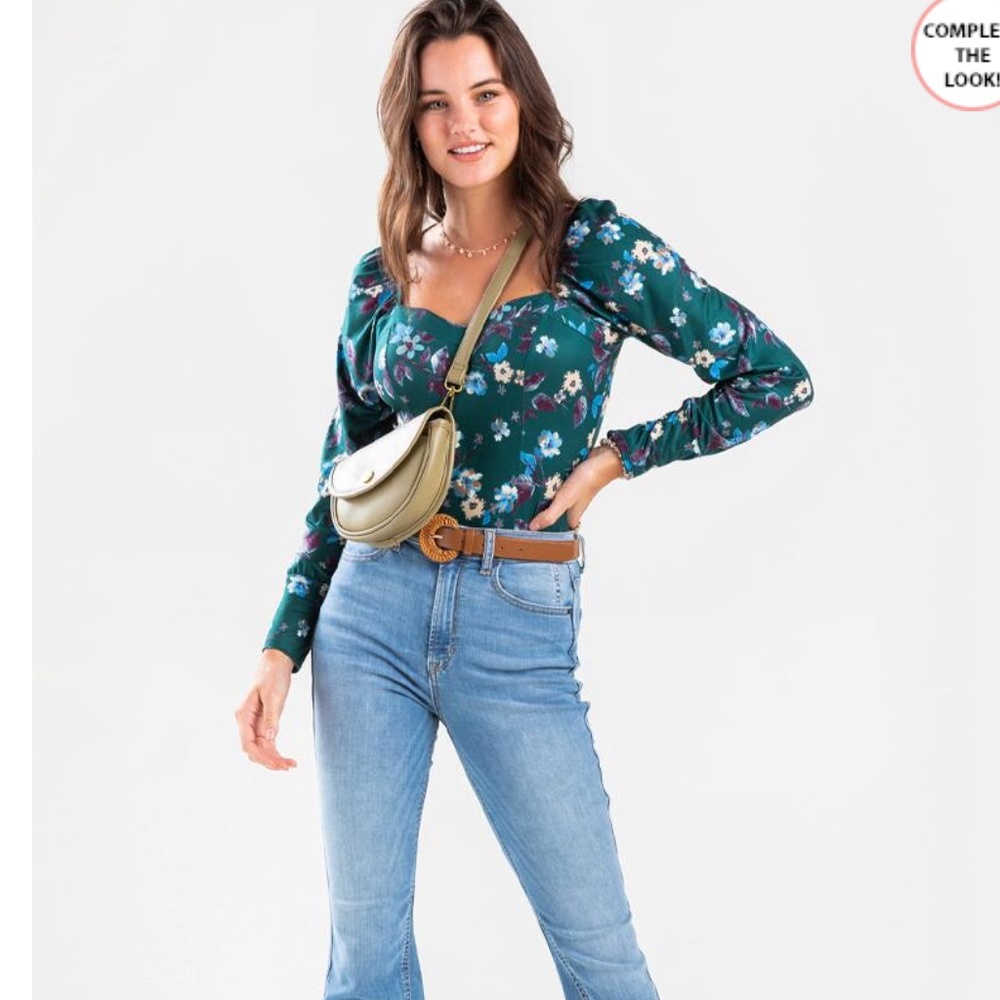 Floral Bodysuit - Picture 2 of 6
